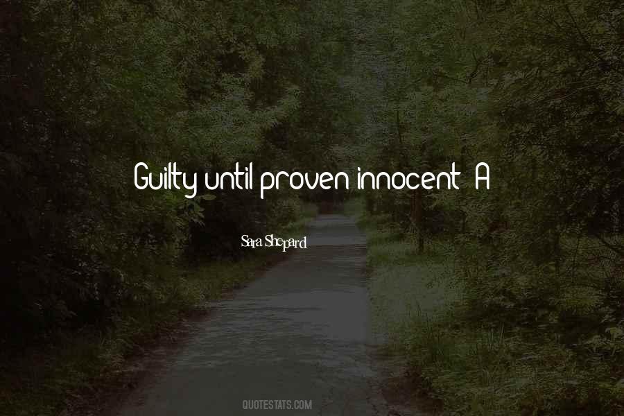 You Are Not Innocent Quotes #43893
