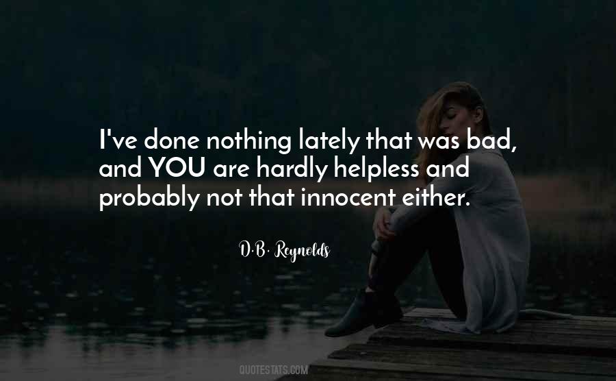 You Are Not Innocent Quotes #664701