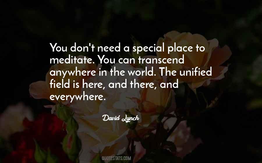 Quotes About A Special Place #1334873