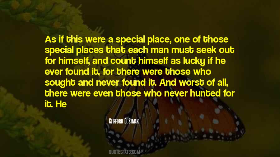 Quotes About A Special Place #544518
