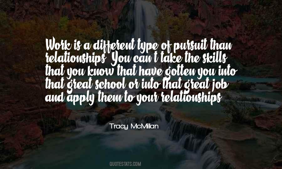 Different Relationships Quotes #165997