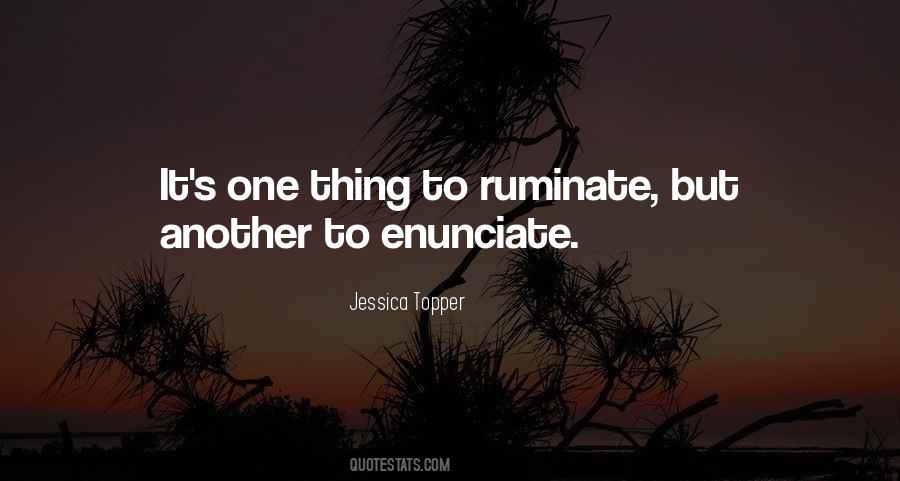 Quotes About Ruminate #232880