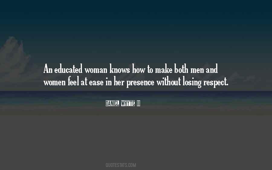Women And Respect Quotes #1165655