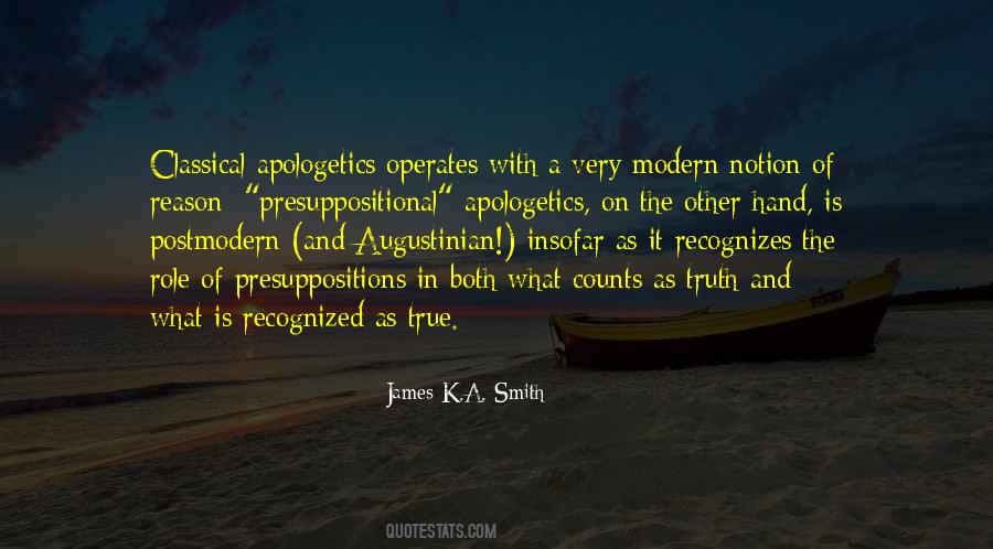 Quotes About Apologetics #1016647