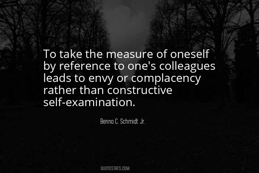 Quotes About Self Examination #1861735