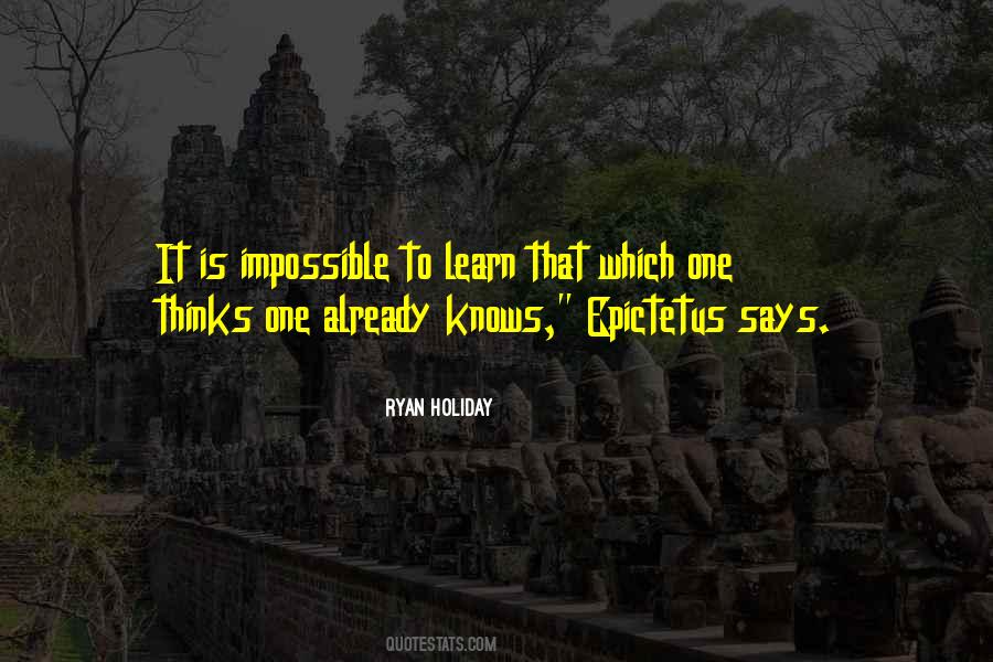 It Is Impossible Quotes #1294372