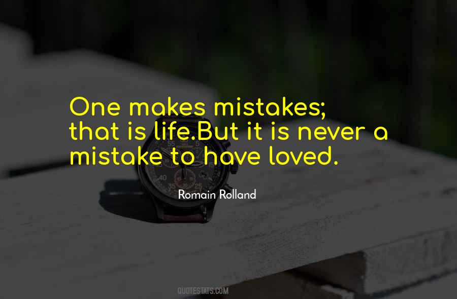 Quotes About A Mistake #1759076