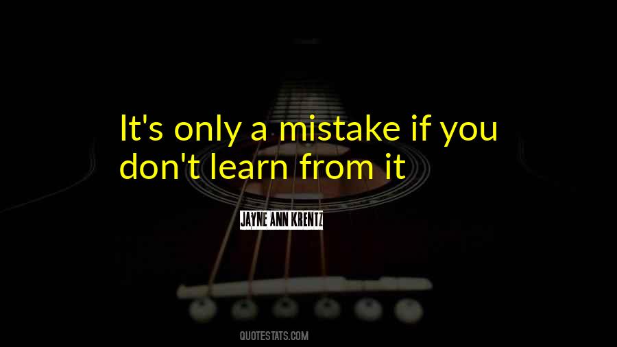 Quotes About A Mistake #1792528