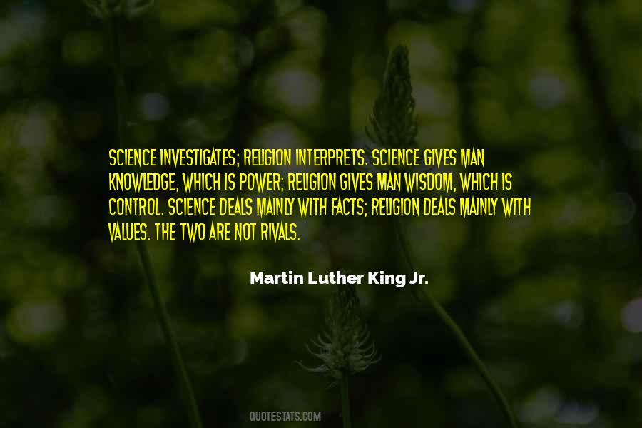 Quotes About Science Facts #36083