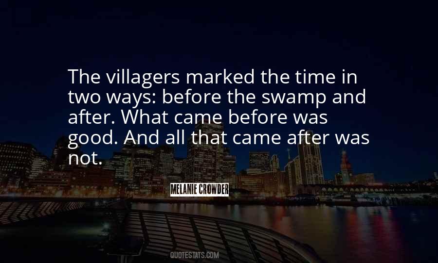 Quotes About Villagers #1202597