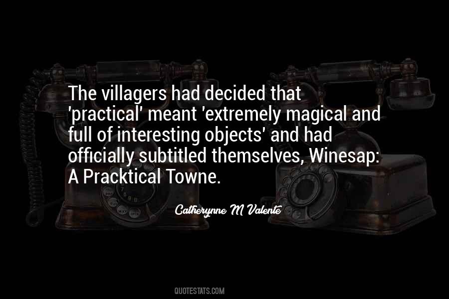 Quotes About Villagers #1579783