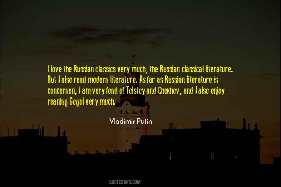 Quotes About Russian Literature #437149