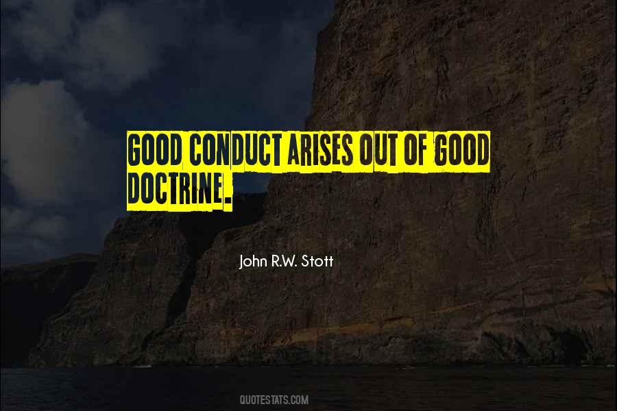 Quotes About Good Conduct #1603616