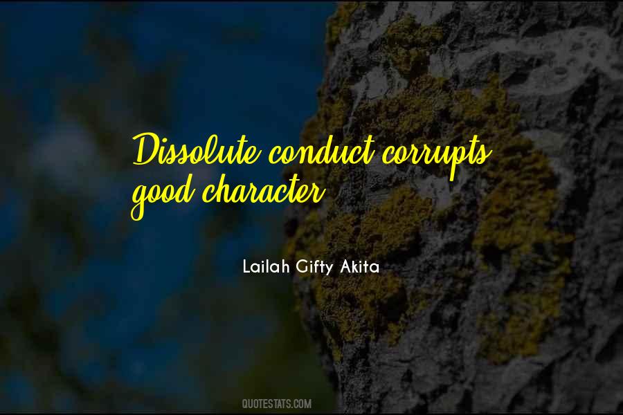 Quotes About Good Conduct #629698