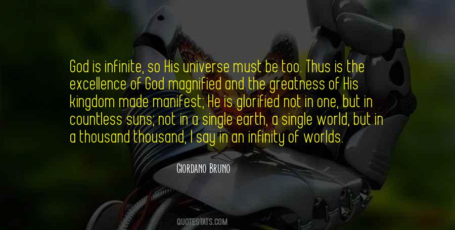 God Is Infinite Quotes #1728117