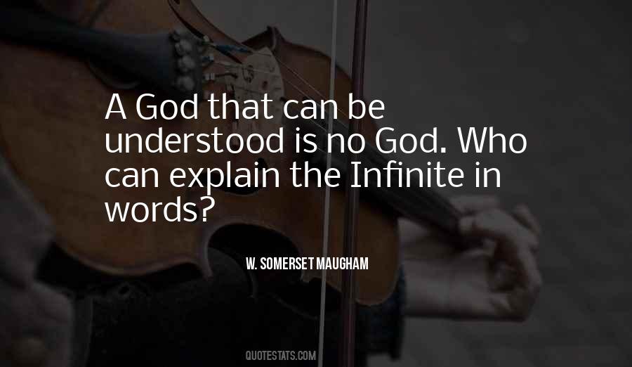 God Is Infinite Quotes #725196