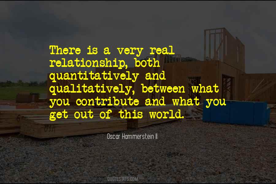 Quotes About A Real Relationship #370323