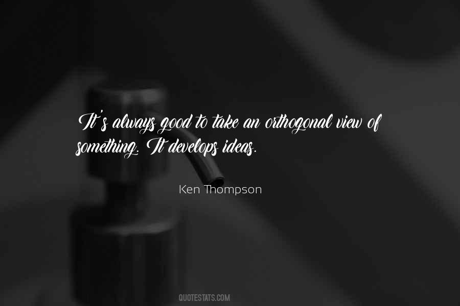 Orthogonal View Quotes #1267023