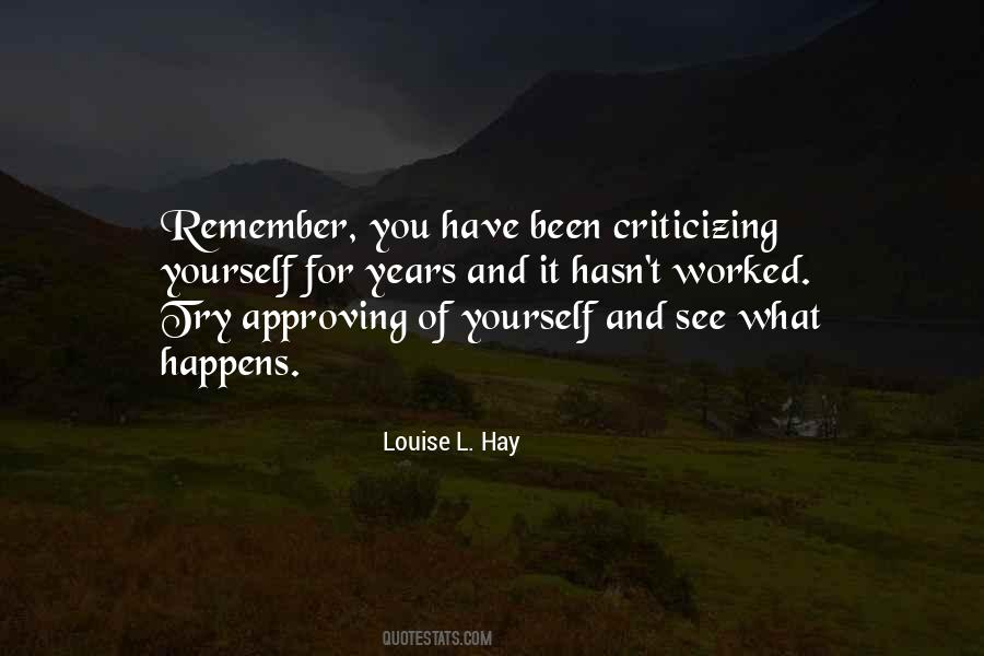 Quotes About Criticism Positive #699896