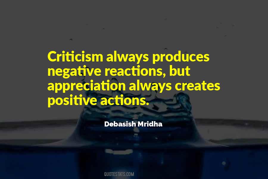 Quotes About Criticism Positive #777915