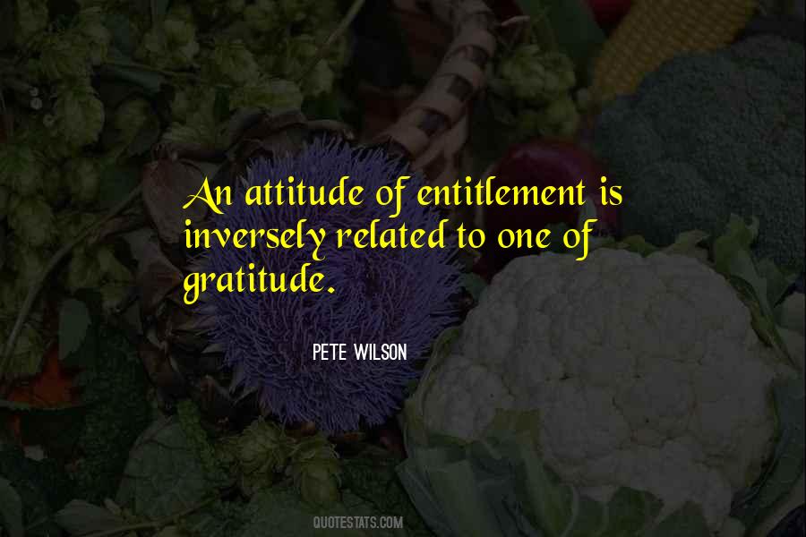 Quotes About Entitlement #1176350