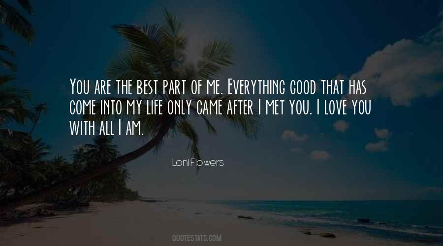 Quotes About You Are Part Of My Life #755102