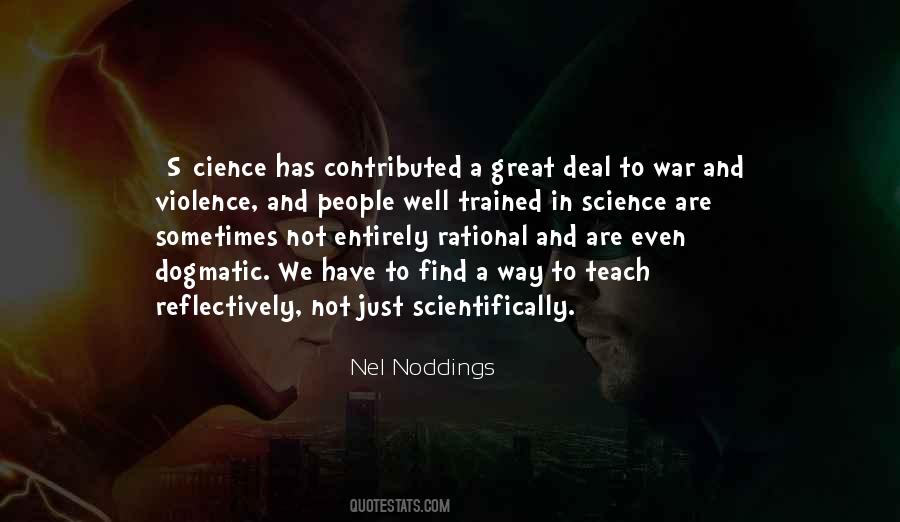 Quotes About Science And War #174884
