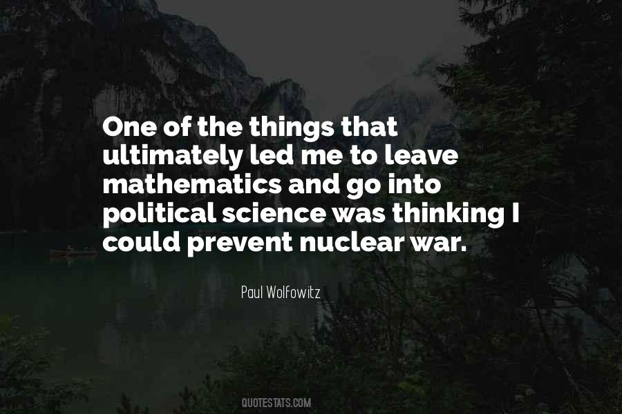 Quotes About Science And War #17972