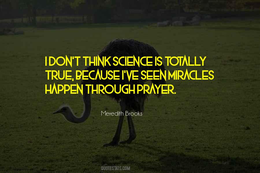 Quotes About Science And Miracles #160388