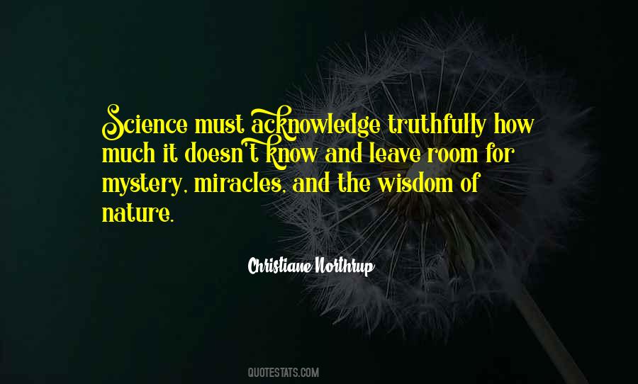 Quotes About Science And Miracles #1810840