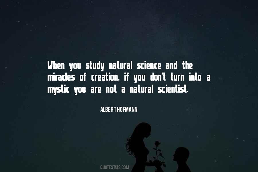 Quotes About Science And Miracles #311917