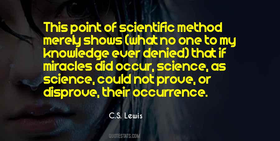 Quotes About Science And Miracles #899098