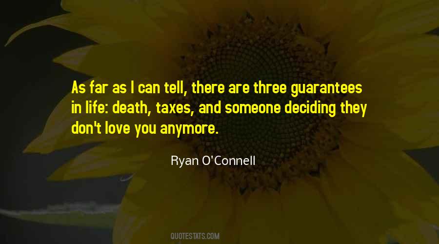 Quotes About Guarantees Love #527576