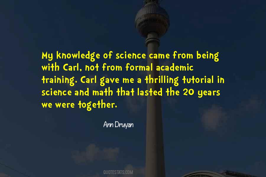 Quotes About Science And Knowledge #416368