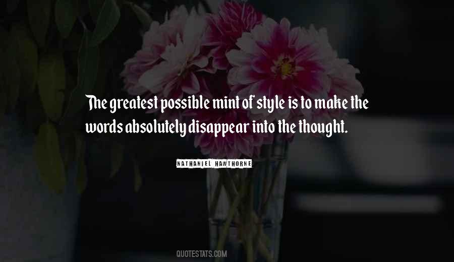 Mint Is Quotes #327541