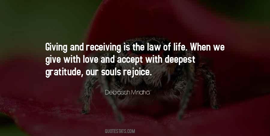 Quotes About Gratitude And Giving #530927