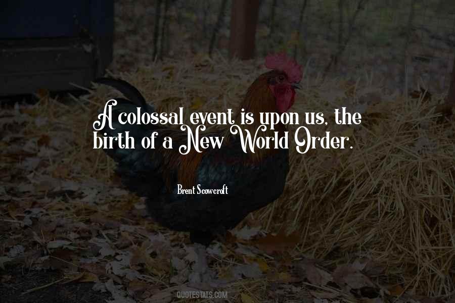 Quotes About The New World Order #435607