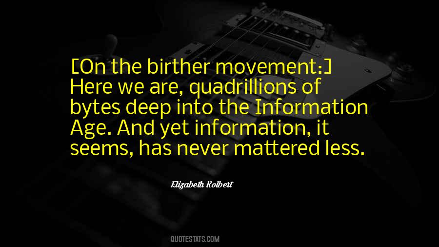 Birther Movement Quotes #1364548