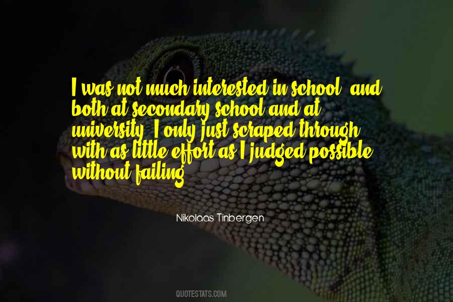 Quotes About Failing School #996123