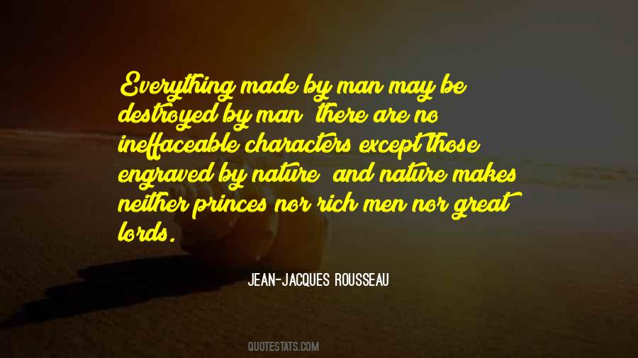 Quotes About Nature And Man Made #1664286