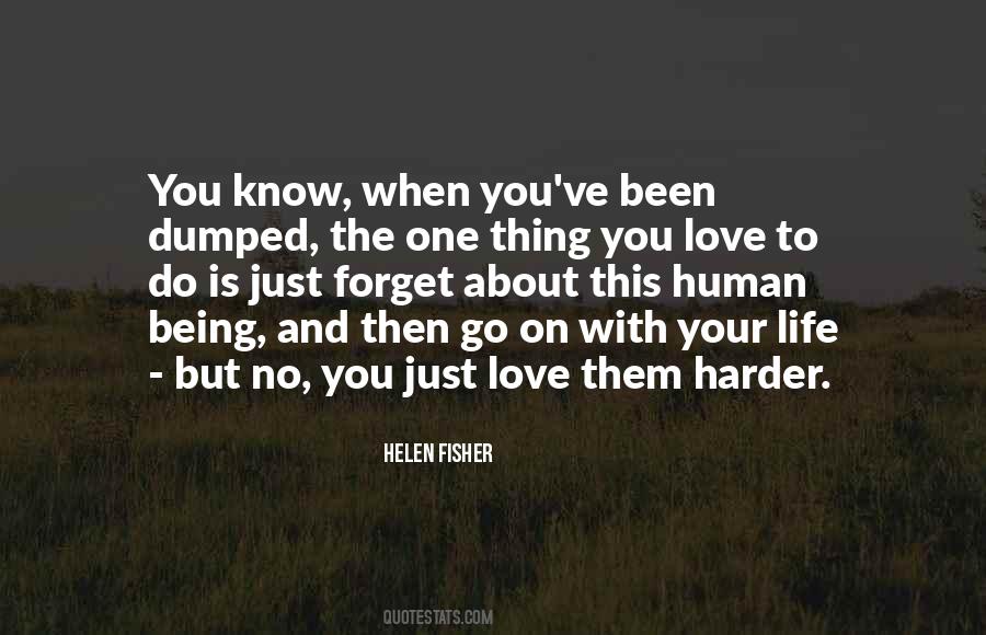 Quotes About Dumped Love #430585