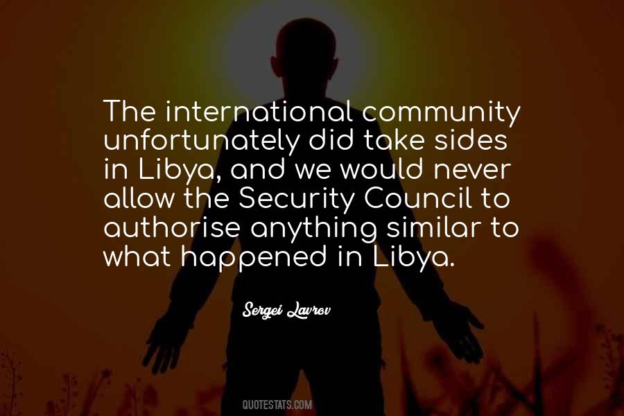Quotes About International Security #231198