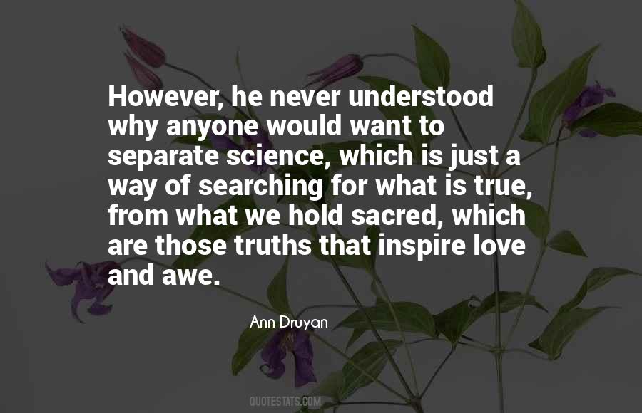 Love And Science Quotes #45425
