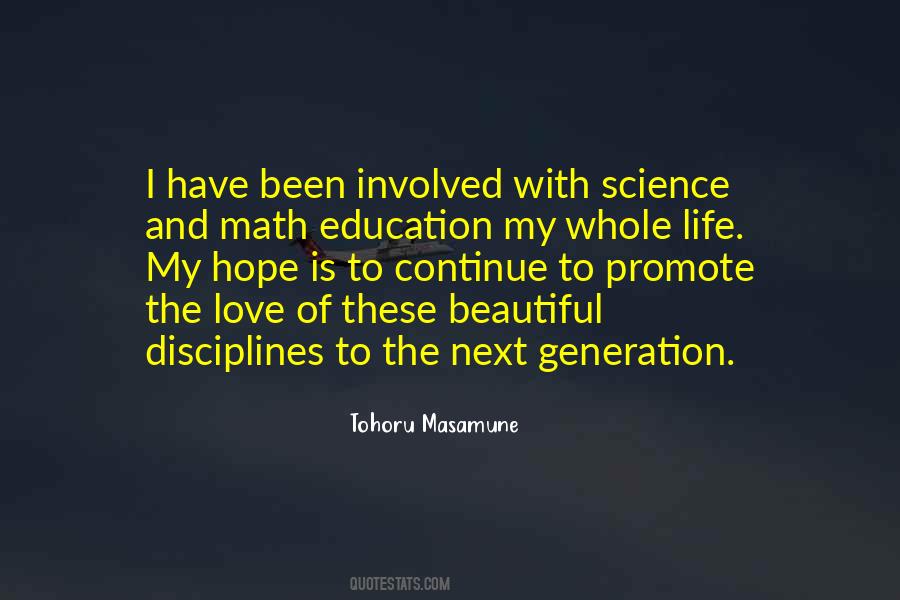 Love And Science Quotes #460012
