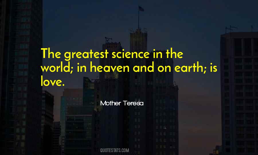 Love And Science Quotes #473062