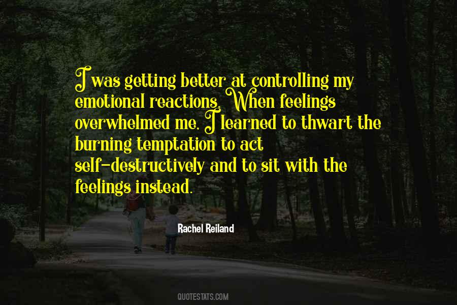 Quotes About Controlling Your Feelings #1877392