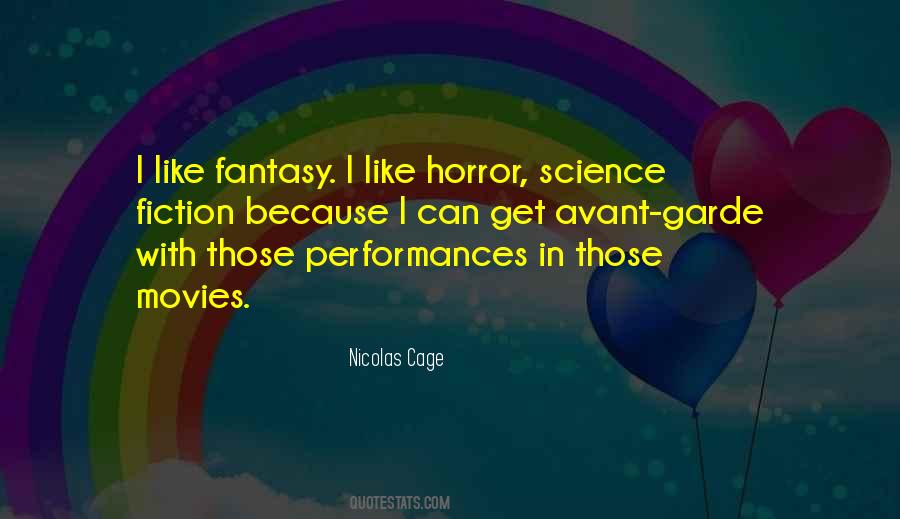 Fiction Fantasy Horror Quotes #1130687