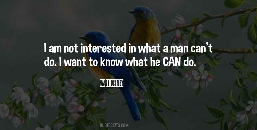 Quotes About Not Interested #1209443