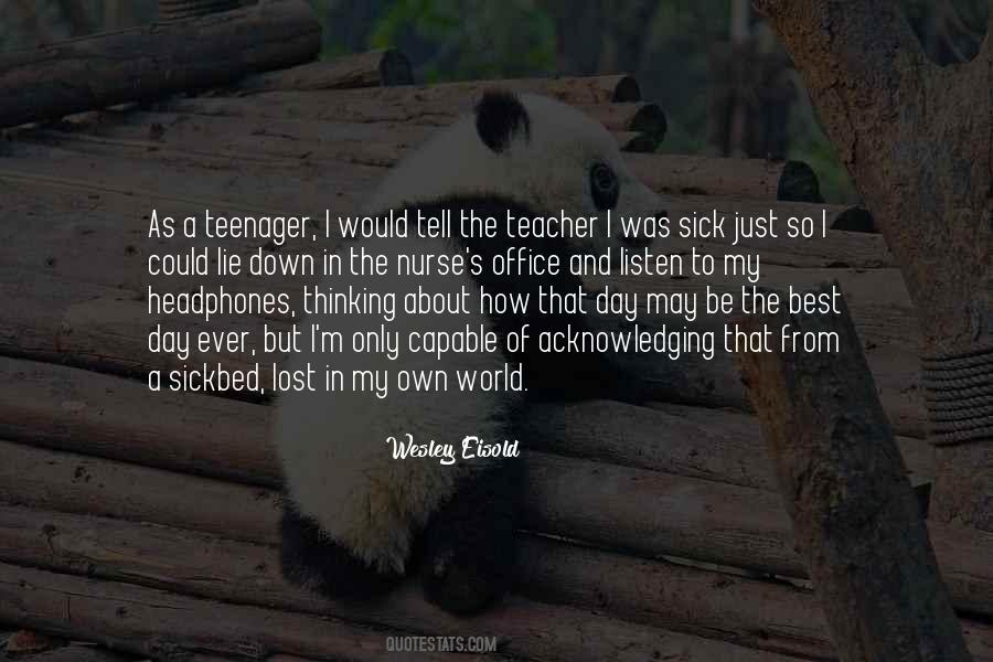 Quotes About The Best Day #1042280