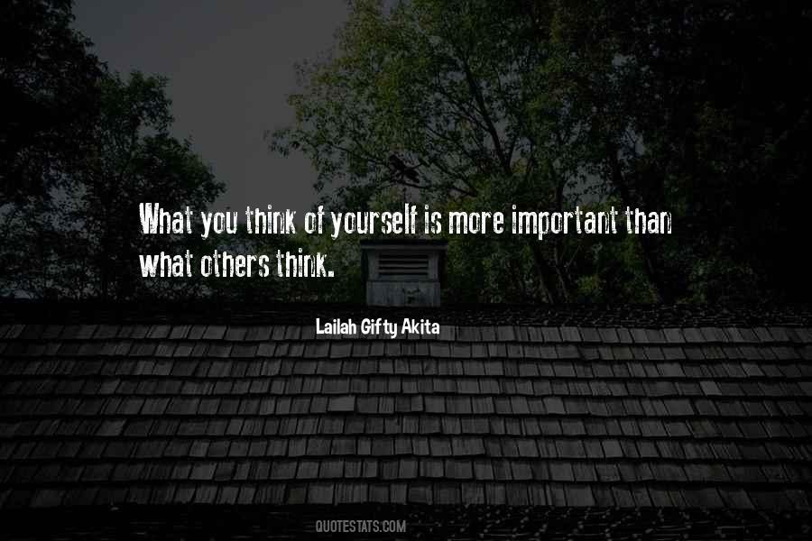 Quotes About What Others Think Of You #1190137